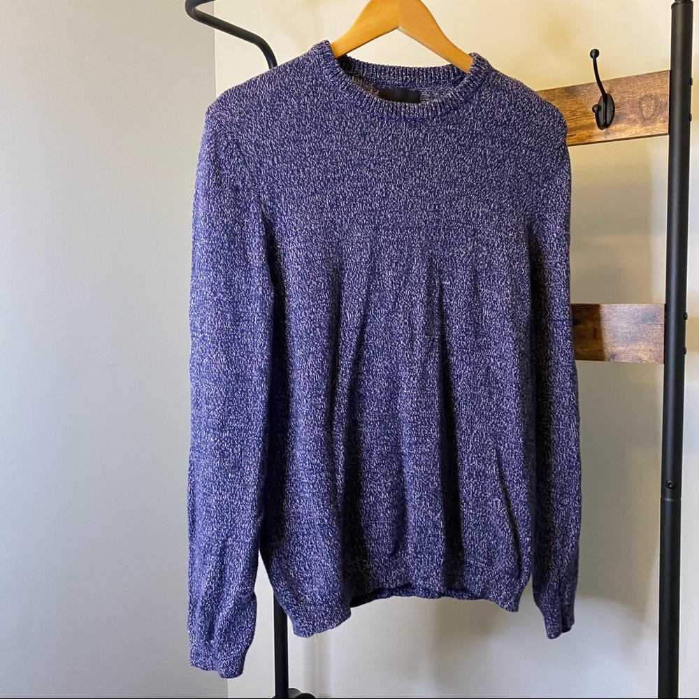 ASOS Women’s Crew Neck Long Sleeves Blue purple Sweater size M
